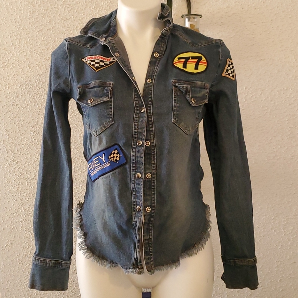 Blue jean button down